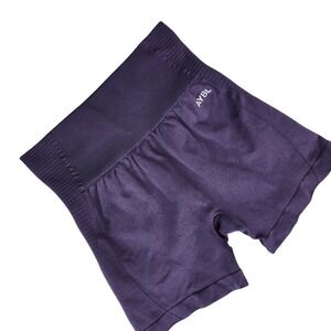AYBL Seamless Training Shorts Womens Small Purple High Waisted Athletic Knit